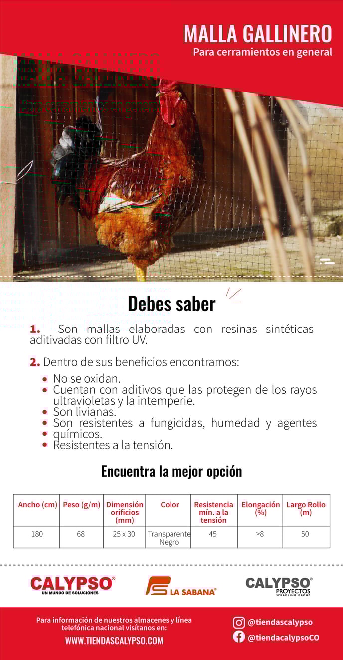 Malla Gallinero