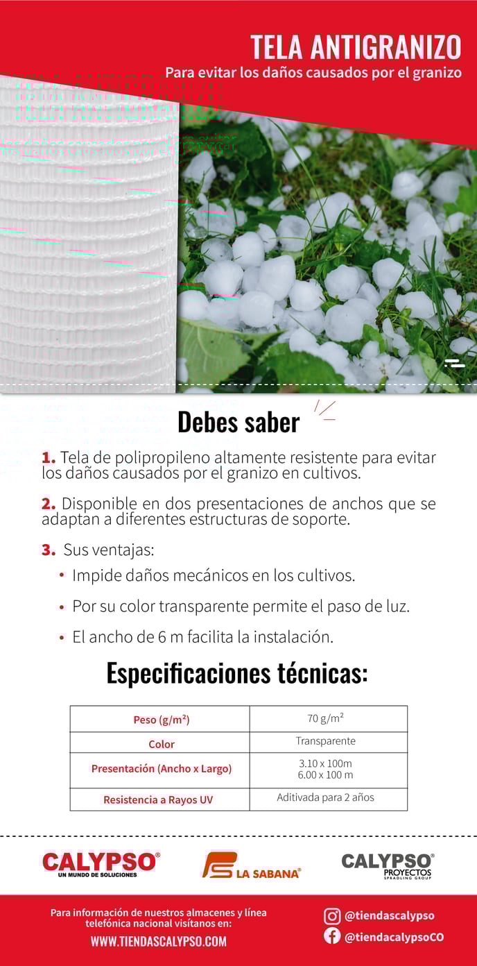 Tela-Antigranizo